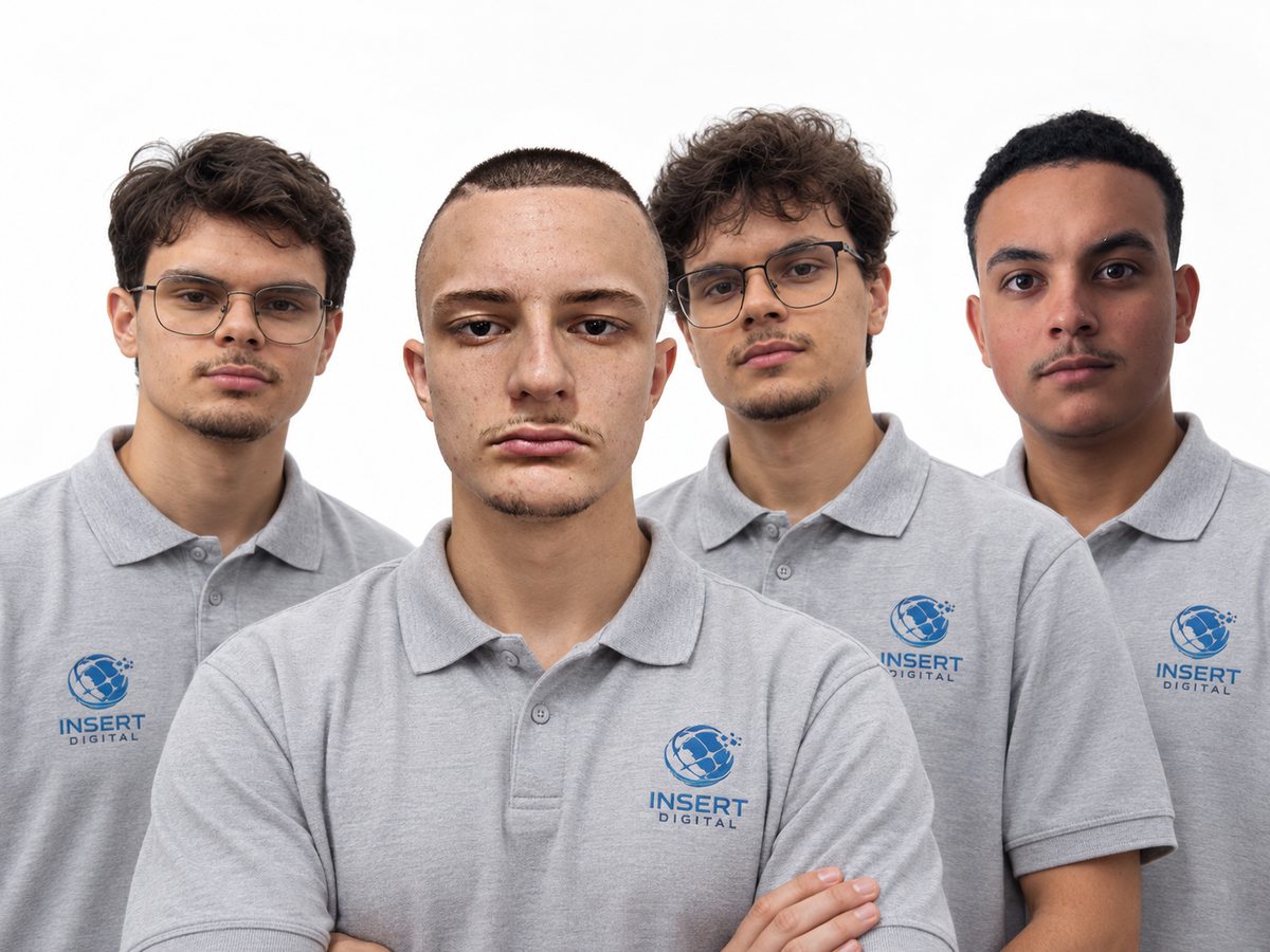 Equipe da Insert Digital, agência de marketing em Cascavel
